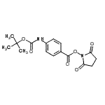 CAS#: 120465-50-1, 2-Methyl-2-Propanyl (4-{[(2,5-Dioxo-1-Pyrrolidinyl)Oxy]Carbonyl}Phenyl)Carbamate