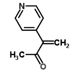 CAS 登录号：120510-50-1， 3-(4-吡啶基)-3-丁烯-2-酮