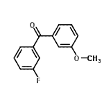 CAS#: 120553-05-1, (3-Fluorophenyl)(3-Methoxyphenyl)Methanone