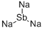 CAS 登录号：12058-86-5， 锑化钠