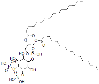 CAS#: 120595-88-2, 1,2-Dipalmitoyl-L-alpha-phosphatidyl-D-myo-inositol 4,5-bisphosphate