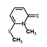 CAS#: 120650-44-4, 1-Methyl-6-(Methylsulfanyl)-2(1H)-Pyridinethione