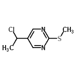 CAS#: 120717-48-8, 5-(1-Chloroethyl)-2-(Methylsulfanyl)Pyrimidine