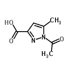CAS#: 120800-48-8, 1-Acetyl-5-Methyl-1H-Pyrazole-3-Carboxylic Acid
