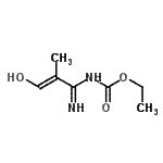 CAS#: 120814-66-6, Ethyl [(2E)-3-hydroxy-2-methyl-2-propenimidoyl]carbamate