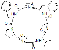 CAS 登录号：120853-16-9， (7R,11R,14S)-14-Demethyl-7-De(1-Methylpropyl)-10,11-Dihydro-7-(1-Methylethyl)-14-Phenylmethylulicyclamide