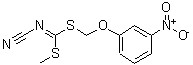 CAS 登录号：120958-23-8， (3-硝基苯氧基)甲基氰基二硫代亚氨酸甲酯