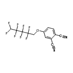 CAS#: 121068-03-9, 4-[(2,2,3,3,4,4,5,5-Octafluoropentyl)Oxy]Phthalonitrile