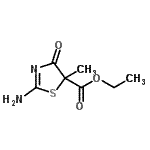 CAS#: 121087-97-6, Ethyl 2-Amino-5-Methyl-4-Oxo-4,5-Dihydro-1,3-Thiazole-5-Carboxylate