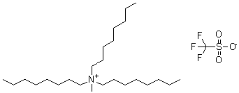 CAS#: 121107-18-4, N-Methyl-N,N-Dioctyl-1-Octanaminium Trifluoromethanesulfonate