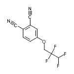 CAS#: 121190-46-3, 4-(2,2,3,3-Tetrafluoropropoxy)Phthalonitrile