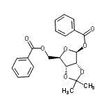 CAS#: 121209-72-1, 1,5-Di-O-Benzoyl-2,3-O-Isopropylidene-beta-D-Ribofuranose