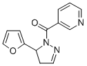CAS 登录号：121322-22-3， 4,5-二氢-5-(2-呋喃基)-1-(3-吡啶基羰基)-1H-吡唑