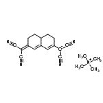 CAS#: 121477-87-0, N,N,N-Trimethylmethanaminium Dicyano[7-(Dicyanomethylene)-3,4,4A,5,6,7-Hexahydro-2-Naphthalenyl]Methanide