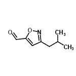 CAS#: 121604-55-5, 3-Isobutyl-1,2-Oxazole-5-Carbaldehyde