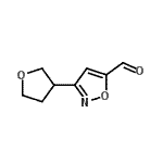 CAS#: 121604-64-6, 3-(Tetrahydro-3-Furanyl)-1,2-Oxazole-5-Carbaldehyde