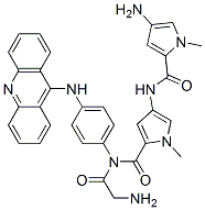 CAS#: 121613-16-9, N-[2-[[4-(Acridin-9-Ylamino)Phenyl]Amino]-2-Oxoethyl]-4-[(4-Amino-1-Methylpyrrole-2-Carbonyl)Amino]-1-Methylpyrrole-2-Carboxamide
