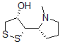 CAS 登录号：121702-92-9， (3S,4S)-3-[(2R)-1-甲基吡咯烷-2-基]二噻戊环-4-醇