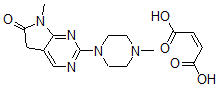 CAS#: 122113-45-5, 5,7-dihydro-7-methyl-2-(4-methyl-1-piperazinyl)-6H-Pyrrolo(2,3-d)pyrimidin-6-one (Z)-2-butenedioate (1:1)