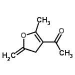 CAS#: 122132-63-2, 1-(2-Methyl-5-Methylene-4,5-Dihydro-3-Furanyl)Ethanone