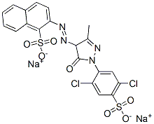 CAS#: 12220-64-3, 2-[2-[1-(2,5-Dichloro-4-Sulfophenyl)-4,5-Dihydro-3-Methyl-5-Oxo-1H-Pyrazol-4-Yl]Diazenyl]-1-Naphthalenesulfonicacid Sodium Salt (1:2)