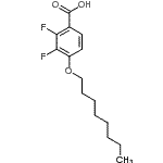 CAS 登录号：122265-96-7， 2,3-二氟-4-(辛基氧基)苯甲酸