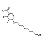 CAS#: 122265-97-8, 2,3-Difluoro-4-(Nonyloxy)Benzoic Acid