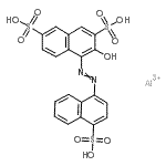 CAS#: 12227-62-2, 3-Hydroxy-4-[2-(4-Sulfo-1-Naphthalenyl)Diazenyl]-2,7-Naphthalenedisulfonic Acid Aluminum Salt (1:1)