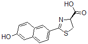 CAS#: 122364-82-3, (4S)-4,5-Dihydro-2-(6-hydroxy-2-naphthalenyl)-4-Thiazolecarboxylic acid