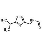 CAS#: 122384-65-0, N-[(5-Isopropyl-1,2,4-Oxadiazol-3-Yl)Methyl]Formamide