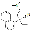 CAS#: 1224-44-8, 4-Dimethylamino-2-Ethyl-2-Naphthalen-1-Ylbutanenitrile