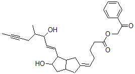 CAS 登录号：122405-30-5， 伊洛前列素苯甲酰甲基酯