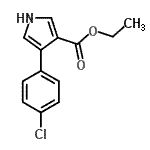 CAS 登录号：122453-97-8， 乙基4-(4-氯苯基)-1H-吡咯-3-羧酸酯