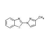 CAS#: 122500-79-2, 2-(3-Methyl-1H-Pyrazol-1-Yl)-1,3-Benzothiazole