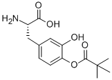 CAS 登录号：122551-95-5， (2S)-2-氨基-3-[4-(2,2-二甲基丙烷酰基氧基)-3-羟基苯基]丙酸