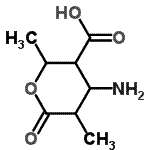CAS#: 122620-66-0, 4-Amino-2,5-Dimethyl-6-Oxotetrahydro-2H-Pyran-3-Carboxylic Acid