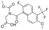 CAS#: 122670-49-9, 2-[[2-Fluoro-6-Methoxy-5-(Trifluoromethyl)Naphthalene-1-Carbonyl]-Methoxycarbonylamino]Acetic Acid