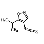 CAS#: 122686-03-7, 5-Isopropyl-4-Isothiocyanato-1,2-Oxazole