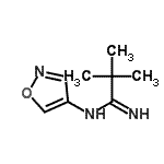 CAS#: 122686-19-5, 2,2-Dimethyl-N-(1,2-Oxazol-4-Yl)Propanimidamide