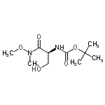CAS#: 122709-20-0, N-Methoxy-N-Methyl-N<Sup>2</Sup>-{[(2-Methyl-2-Propanyl)Oxy]Carbonyl}-L-Serinamide