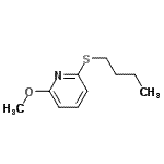 CAS#: 122734-02-5, 2-(Butylsulfanyl)-6-Methoxypyridine