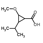 CAS#: 122775-02-4, 2-Isopropyl-3-Methoxycyclopropanecarboxylic Acid