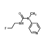 CAS 登录号：122974-99-6， 3-(2-氟乙基)-1-甲基-1-(4-吡啶基)脲