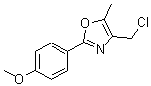 CAS#: 122994-69-8, 4-(Chloromethyl)-2-(4-Methoxyphenyl)-5-Methyl-1,3-Oxazole