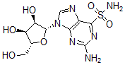 CAS#: 123002-39-1, 2-Amino-9-[(2R,3R,4S,5R)-3,4-Dihydroxy-5-(Hydroxymethyl)Oxolan-2-Yl]Purine-6-Sulfonamide