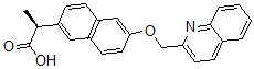 CAS#: 123016-21-7, (2S)-2-[6-(Quinolin-2-Ylmethoxy)Naphthalen-2-Yl]Propanoic Acid
