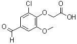 CAS 登录号：123022-07-1， (2-氯-4-甲酰基-6-甲氧基苯氧基)乙酸