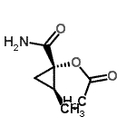 CAS#: 123032-99-5, (1S,2S)-1-Carbamoyl-2-Methylcyclopropyl Acetate
