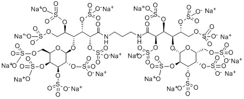 CAS 登录号：123072-45-7， N,N'-三亚甲基二(乳糖酸酰胺)十六(硫酸钠)(酯)