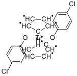 CAS 登录号：12309-07-8， 二(4-氯苯酚-Ko)二(H5-2,4-环戊二烯-1-基)-钛